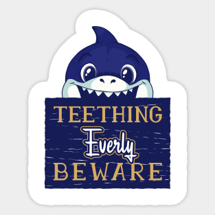 Everly - Funny Kids Shark - Personalized Gift Idea - Bambini Sticker